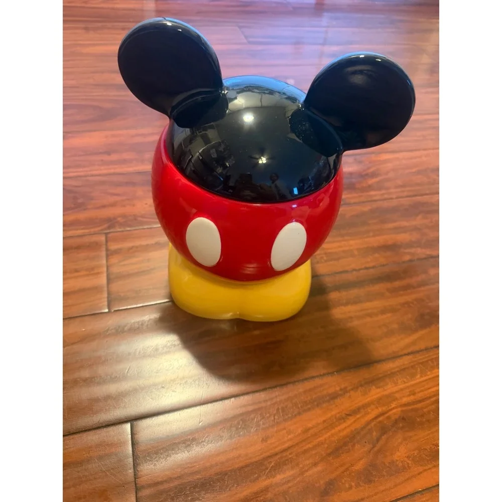 Disney Mickey Mouse Ceramic Cookie Jar Red Yellow Black W757-4463-0-15065